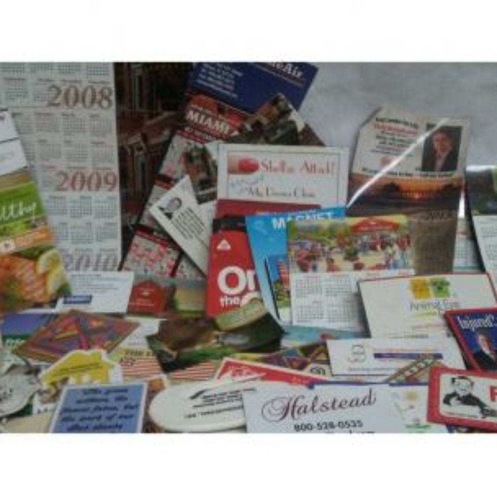 Magnetic Advertisments appox. 50 vintage and newer
